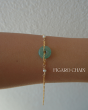Load image into Gallery viewer, Donut Jade Bracelet + PEARLS