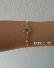 Load image into Gallery viewer, Flower Jade Bracelet + PEARLS