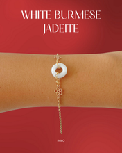 Load image into Gallery viewer, Burmese White Jadeite + Sakuras