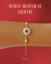 Load image into Gallery viewer, Burmese White Jadeite + Pearls