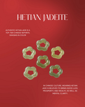 Load image into Gallery viewer, Flower Jade Bracelet + PEARLS
