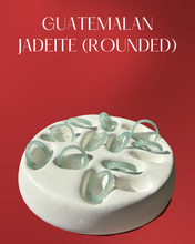 Load image into Gallery viewer, Natural Guatemalan Jadeite Rounded Ring
