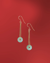 Load image into Gallery viewer, Jade Pendant Earrings
