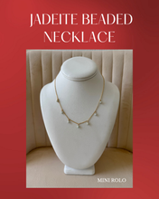 Load image into Gallery viewer, JADEITE BEADED NECKLACE
