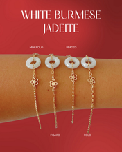 Load image into Gallery viewer, Burmese White Jadeite + Sakuras
