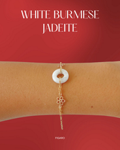 Load image into Gallery viewer, Burmese White Jadeite + Sakuras
